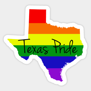 Texas Gay Pride Sticker